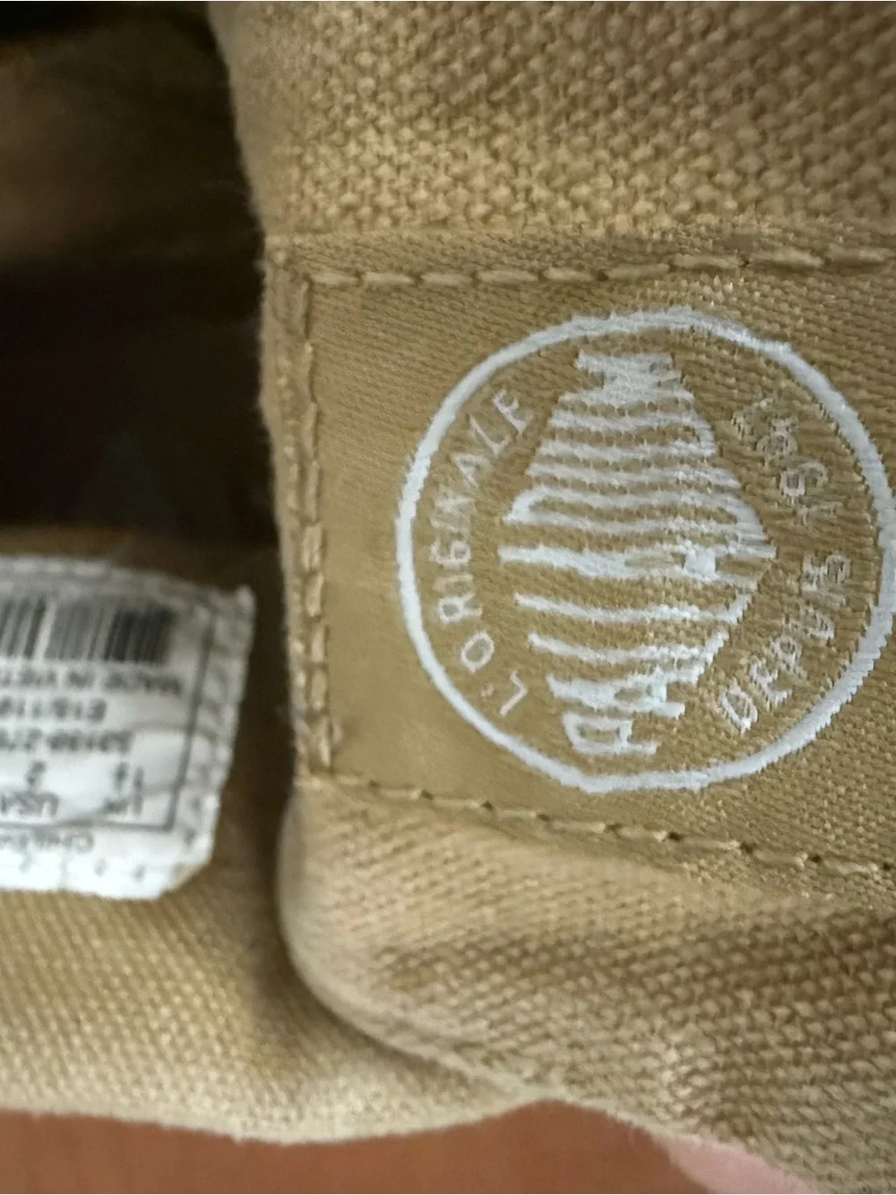 Palladium Kids Khaki Canvas Fold-Top Lace-Up Boots